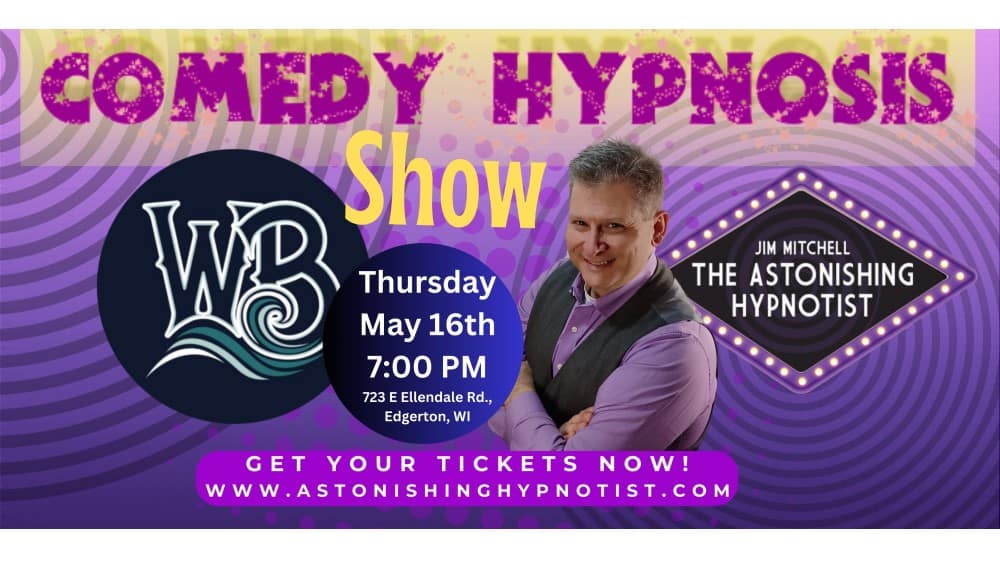 The Astonishing Hypnotist Comedy Hypnosis Show - Visit Edgerton